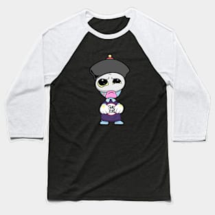 Dope cute skull ghost character illustration Baseball T-Shirt